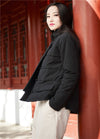 2024 Winter NEW! Asian Retro Style Women Linen and Cotton Loose Style Quilted Long-sleeved Jacket