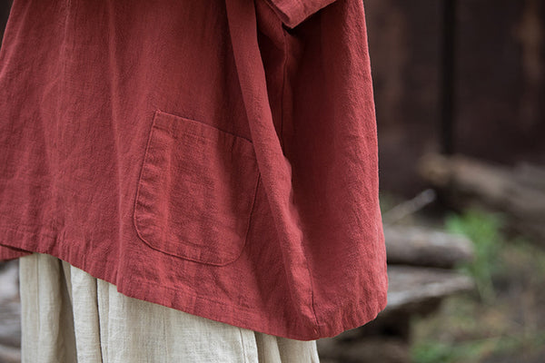 ZenBreeze Hooded Linen Tee – Sandwashed Ramie-Cotton Sun Shirt