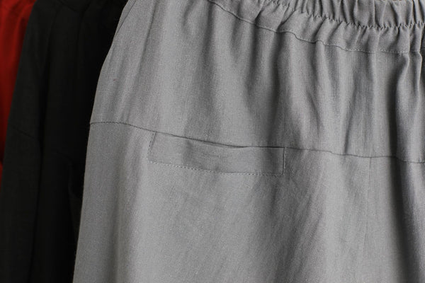 Men Casual Front and Back Pockets New Style Linen Crotch Dancing Pants