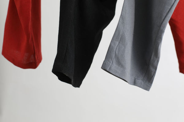 Men Casual Front and Back Pockets New Style Linen Crotch Dancing Pants