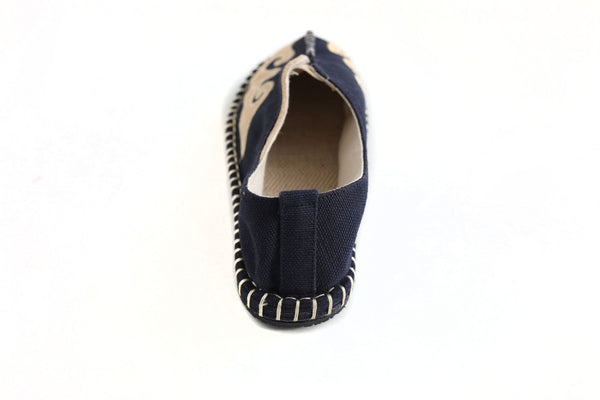 Retro Style Casual Linen and Cotton Shoes