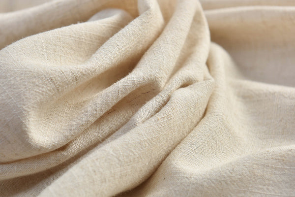 Women Retro Style Linen and Cotton Sand Washed Wide Leg Opening Pants