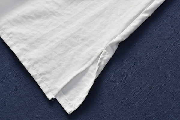 Simple Loose Style Women Pure Color Women Linen and Cotton Tank