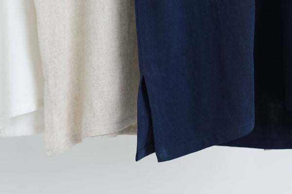 Men Asian Style Sand-Washed Casual Linen and Cotton Round-Neck Short Sleeved T-shirt Tops