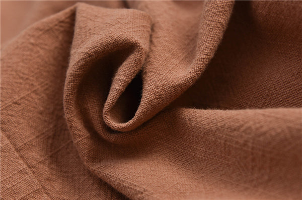 Women Linen and Cotton Comfort Style Tapered Pants