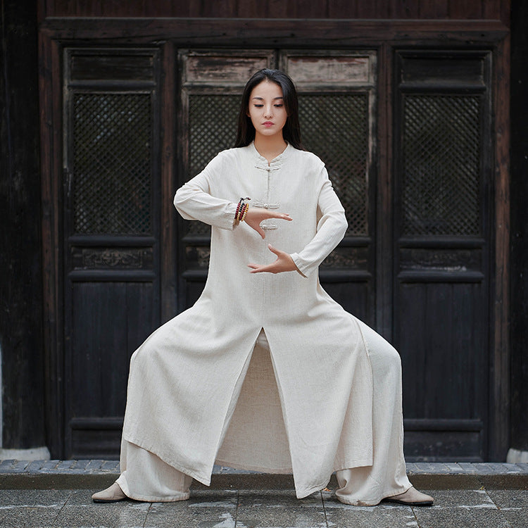 Women Modern Chinese Style Linen and Cotton KungFu Clothes