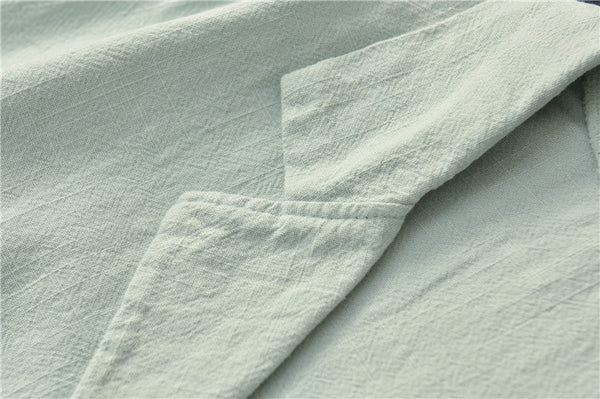 Women Casual Style Linen and Cotton Jacket