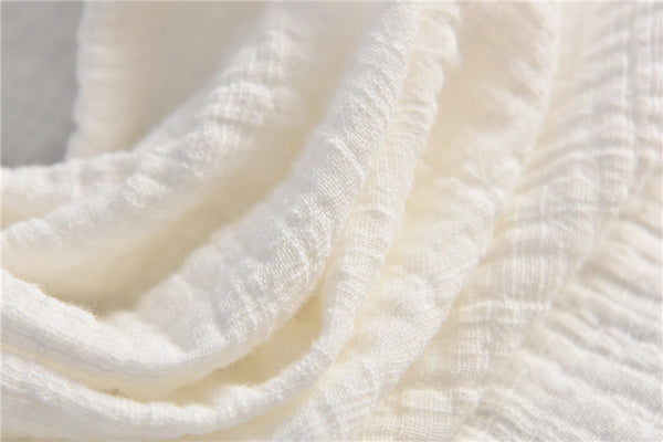 Women Retro Style Linen and Cotton Long Sleeve Loose T-shirt