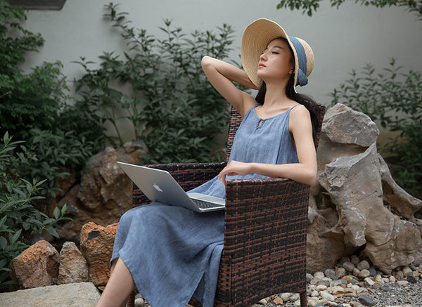 Women TENCEL Slip Dress