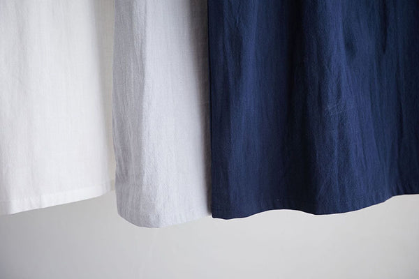 Men Retro Zen Style Linen and Cotton Right Buckle Short Sleeve T-shirt