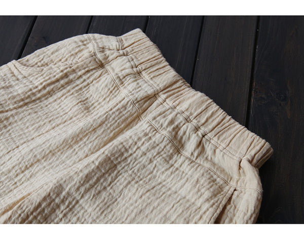 Women Cotton and Linen Casual Pants