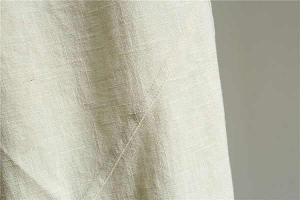 2022 Summer NEW! Men Causal Style Linen and Cotton Straight Pants