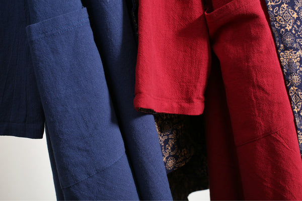 Men Eastern Style Double-sided Linen and Cotton Shrugs Ponchos