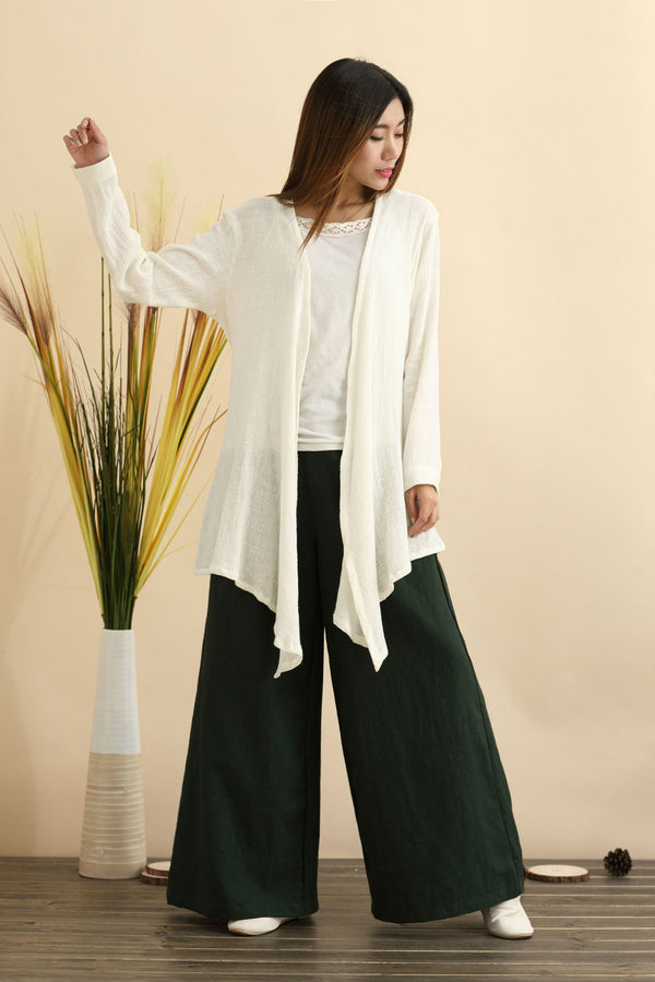 Women Eastern Style Linen and Cotton Shrugs