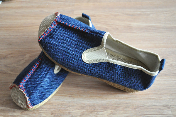 Asian Style Linen Shoes
