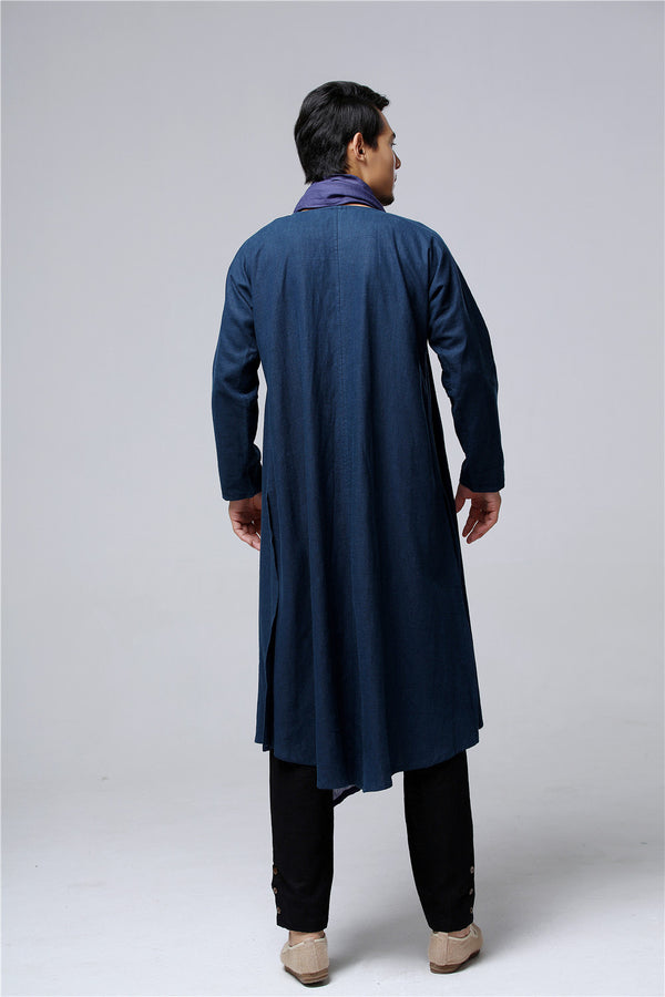 Men Eastern Style Linen and Cotton Shrugs Ponchos