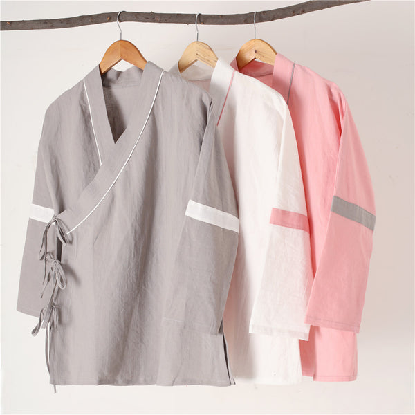 Women Chinese Traditional Style Linen and Cotton KungFu TaiChi HanFu Zen Clothes