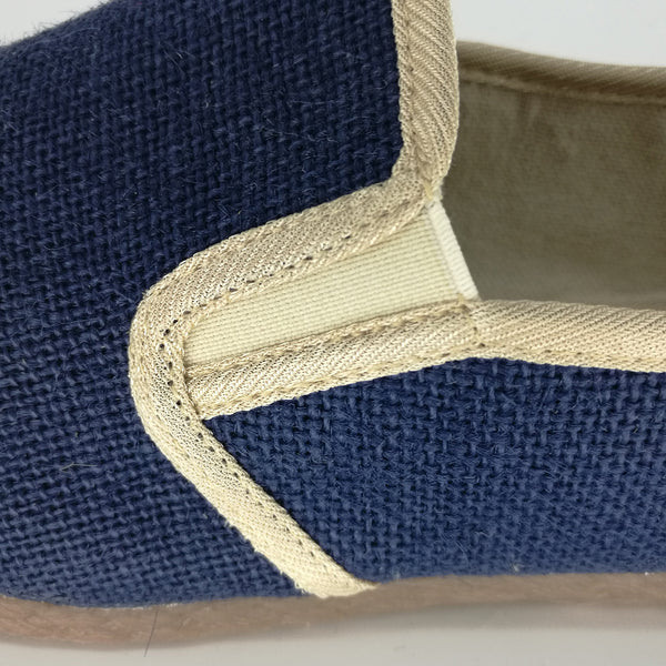 Simple Pure Natural Linen Slip Shoes