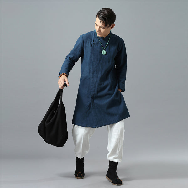 Linen and Cotton Shoulder Bag