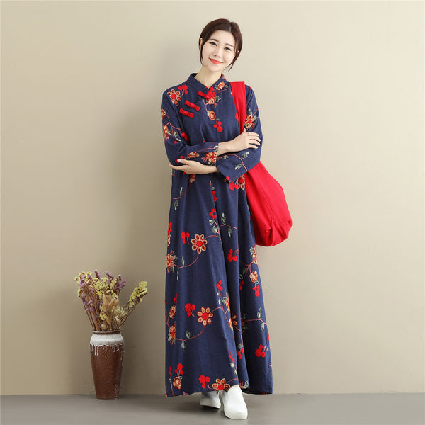 Linen and Cotton Shoulder Bag