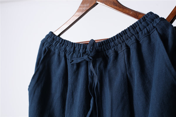Women Linen and Cotton Casual Pants