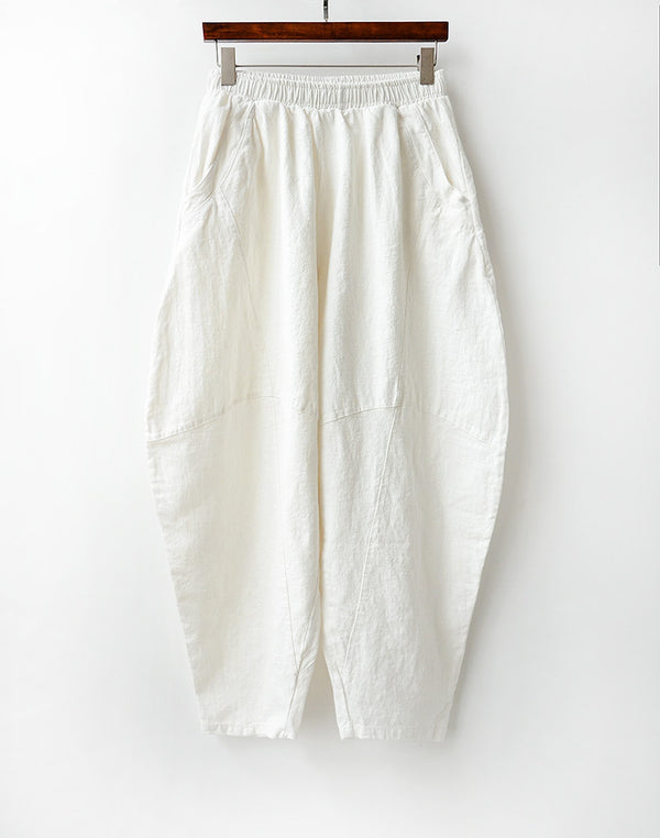 Women Lantern Leisure Linen and cotton Pants