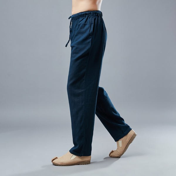 Men Causal Style Linen and Cotton Pants