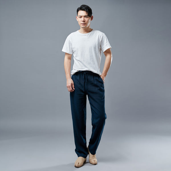 Men Causal Style Linen and Cotton Pants