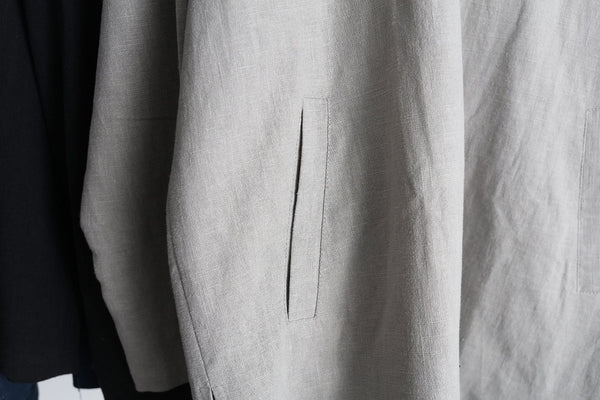 Men Simple Pure Color Linen and Cotton Coat/Jacket Hoodie