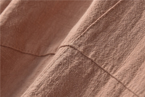 Women Loose Lantern Leisure Linen and Cotton Pants