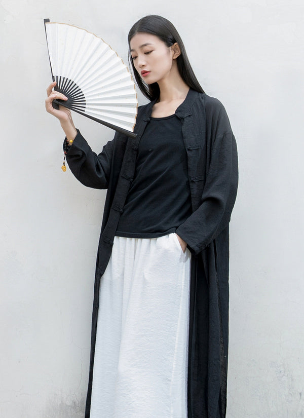 2022 Summer NEW! Women Causal Style Linen and Cotton Light Coat