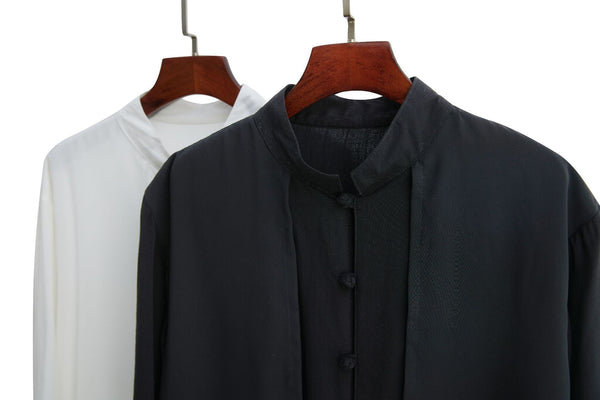 2022 Summer NEW! Men Retro Style Linen and Cotton Short Sleeve 2 Layers Shirts