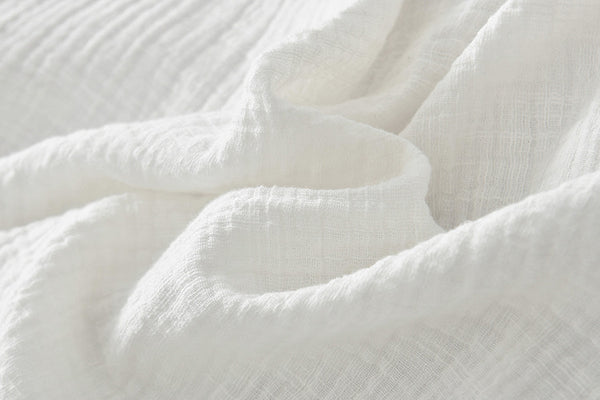 Women Linen and Cotton Sleeveless Wrinkled T-Shirt