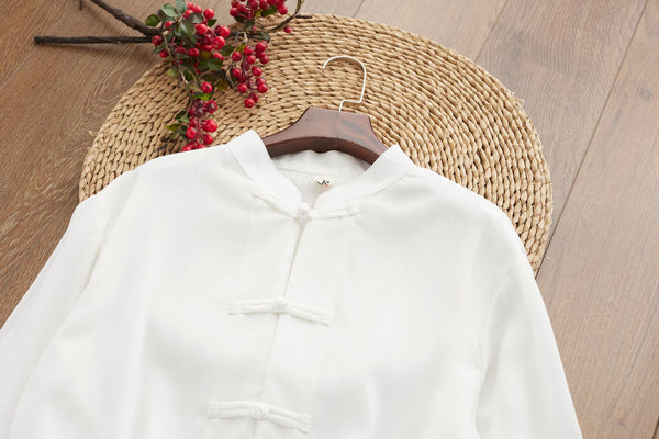 2021 Autumn NEW! Men Asian Style Linen and Cotton Long Sleeve Cardigan Thin Jacket