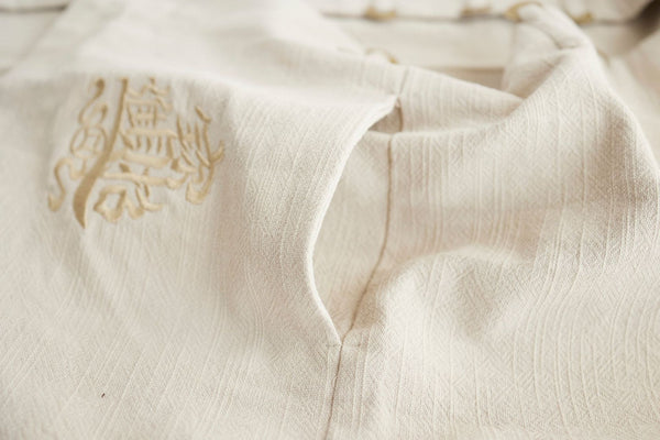 2021 Autumn NEW! Men Retro Style Linen and Cotton Long Sleeve Cardigan Thin Jacket