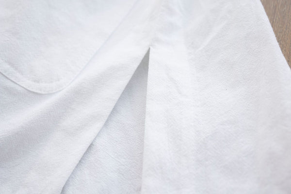 Men Retro Style Linen and Cotton Short Sleeve Patchwork Cardigan Shirts