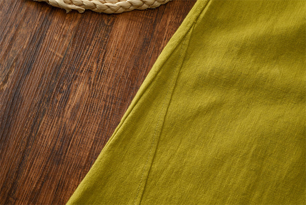 2021 Autumn NEW! Women Simple Causal Lantern Style Linen and Cotton Pants