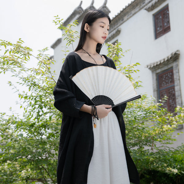 2022 Summer NEW! Women Causal Style Linen and Cotton Long Light Cardigan