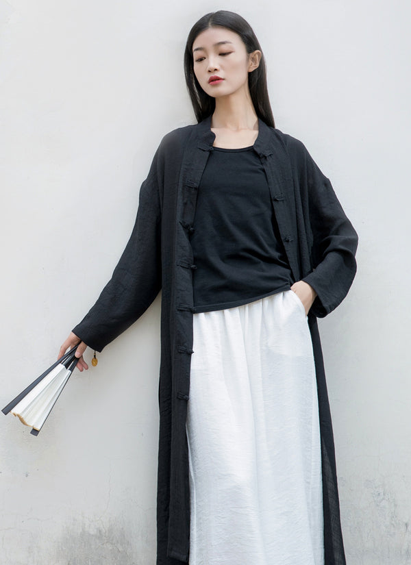 2022 Summer NEW! Women Causal Style Linen and Cotton Light Coat