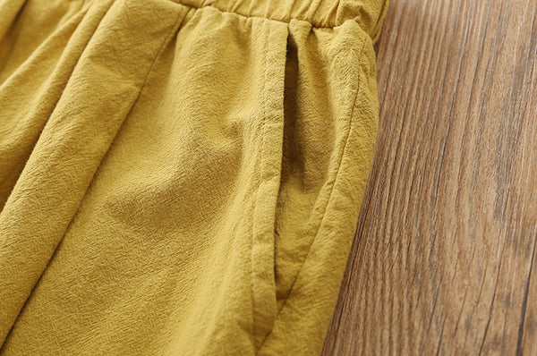 2022 Summer NEW! Women Causal Style Linen and Cotton Pegged Pants