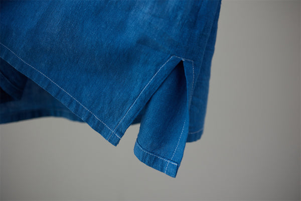 2022 Summer NEW! Men Natural Dyed Linen and Cotton Short Sleeve T-Shirts