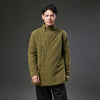 2021 Winter NEW! Men Modern Simple Style Linen and Cotton Quilted Short Coat