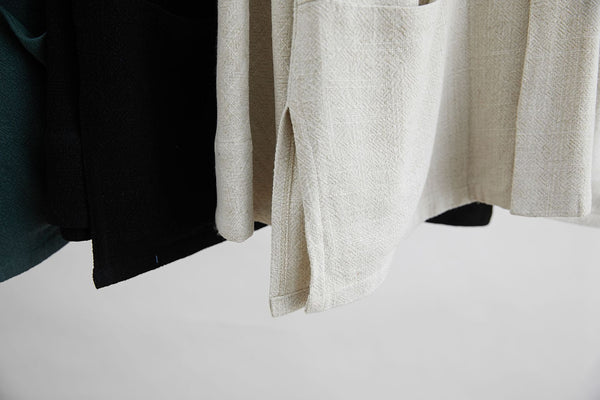 2021 Autumn NEW! Men Retro Chinese Style Linen and Cotton Long Sleeve Cardigan Thin Jacket