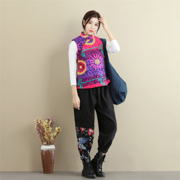 Women Linen and Cotton Casual Pants