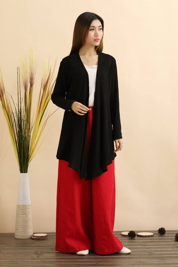 Women Eastern Style Linen and Cotton Shrugs