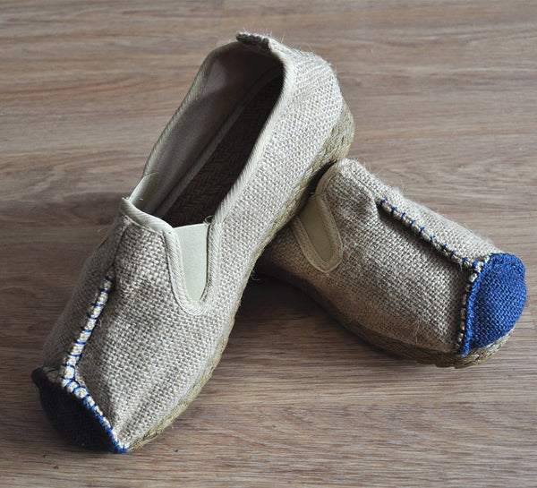 Asian Style Linen Shoes