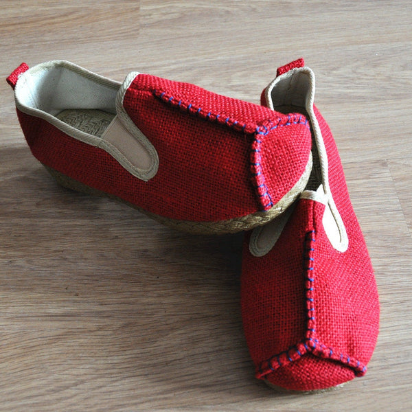 Asian Style Linen Shoes