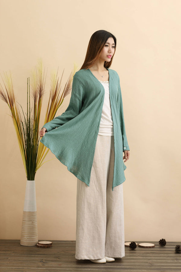 Women Eastern Style Linen and Cotton Shrugs