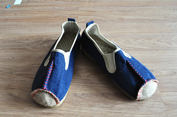 Asian Style Linen Shoes