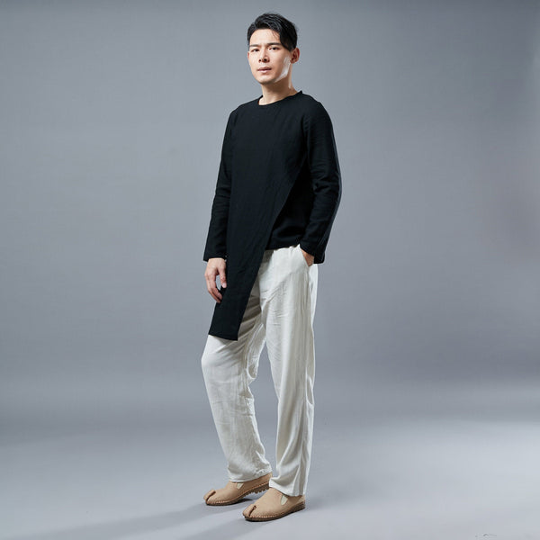 Men Special Linen Top/ Linen Tunics Tops/ Linen Tops/Tai Chi Tunics/ Hangfu Linen Top/ Kungfu Linen Top/ Zen Style Men Linen Top/